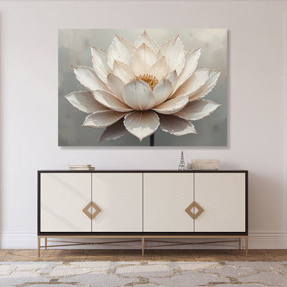 Floral Serenity Wall Art Canvas Print