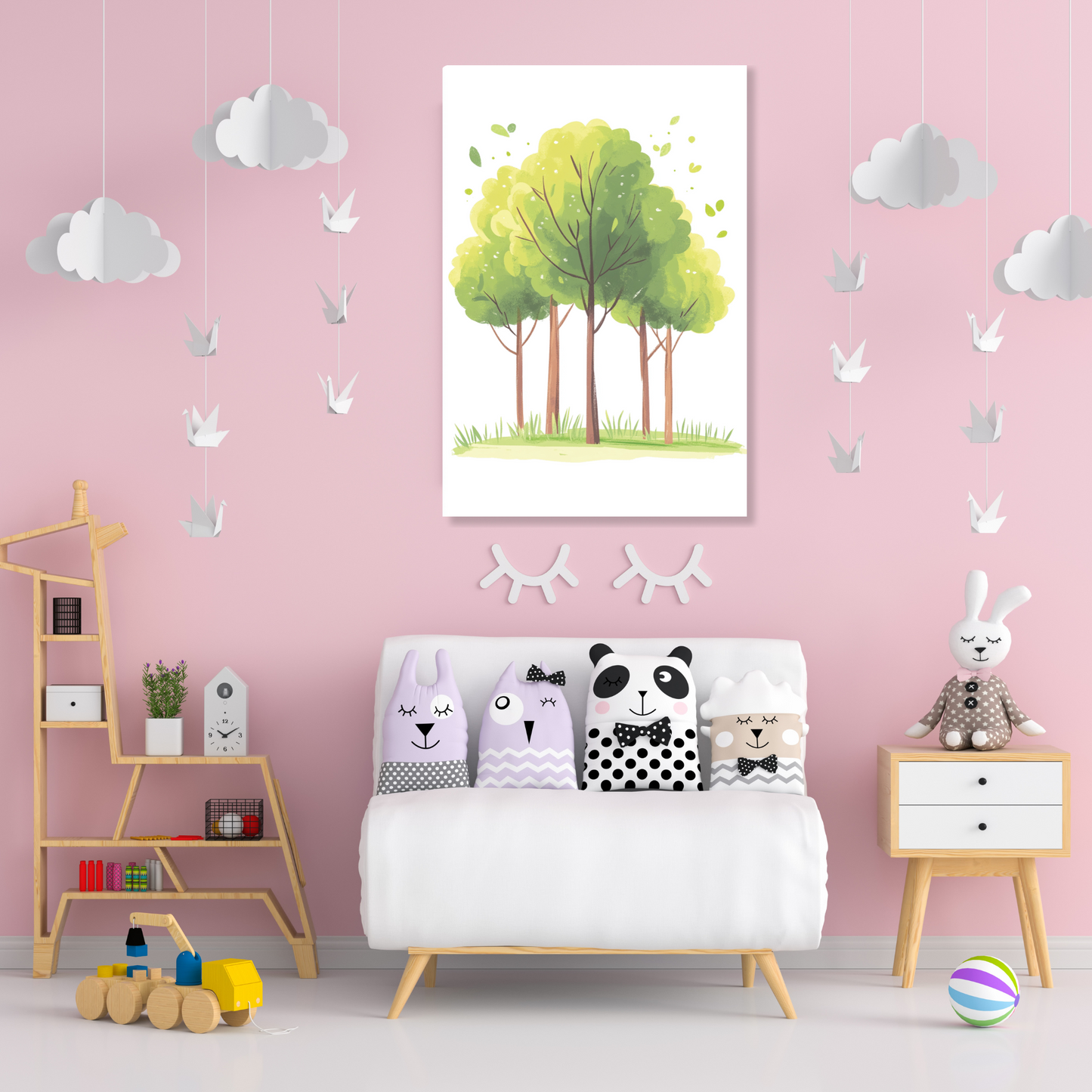 Forest Trees Canvas Wall Art Print