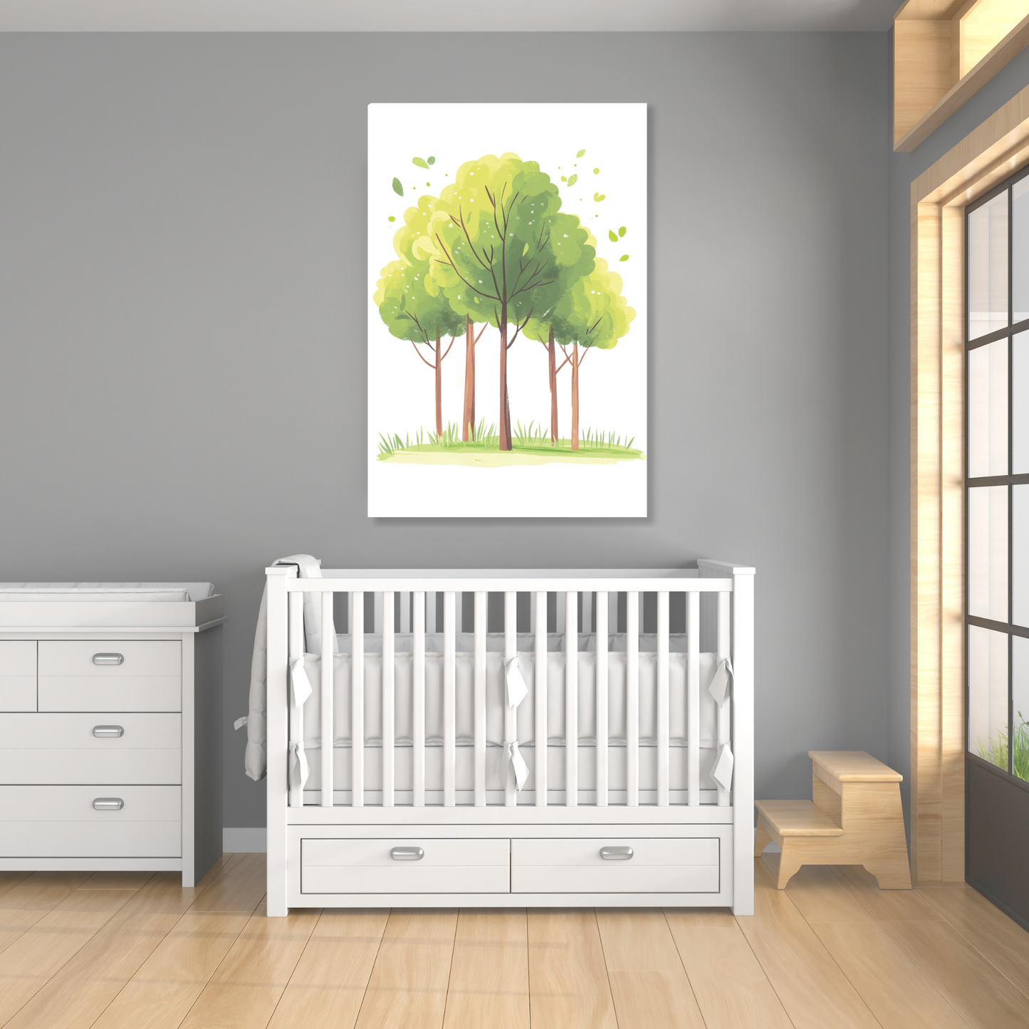 Forest Trees Canvas Wall Art Print