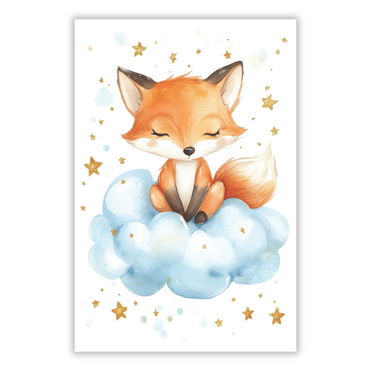 Freddie Fox Canvas Wall Art Print