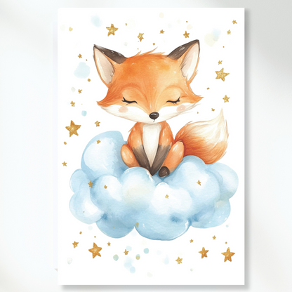 Freddie Fox Canvas Wall Art Print