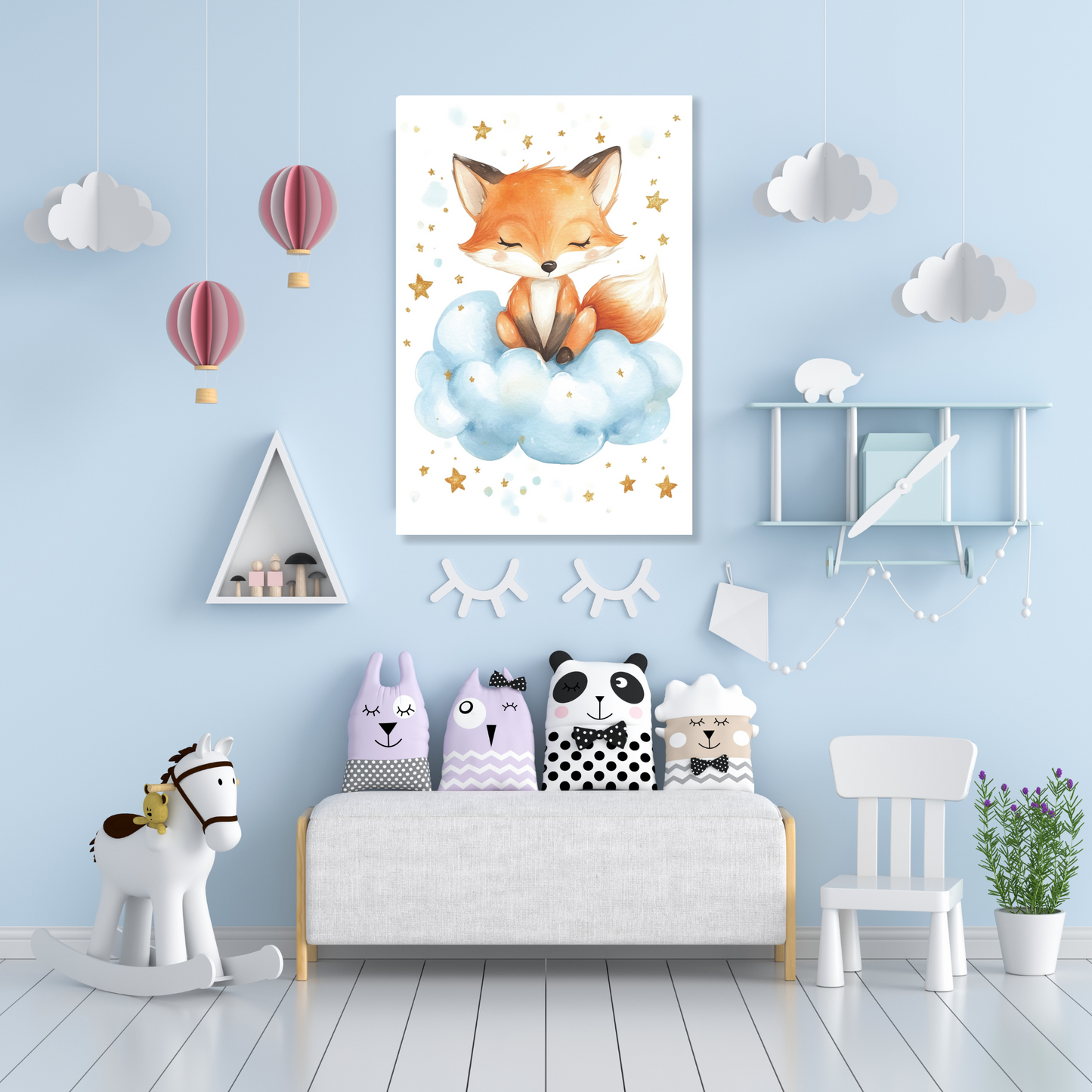Freddie Fox Canvas Wall Art Print