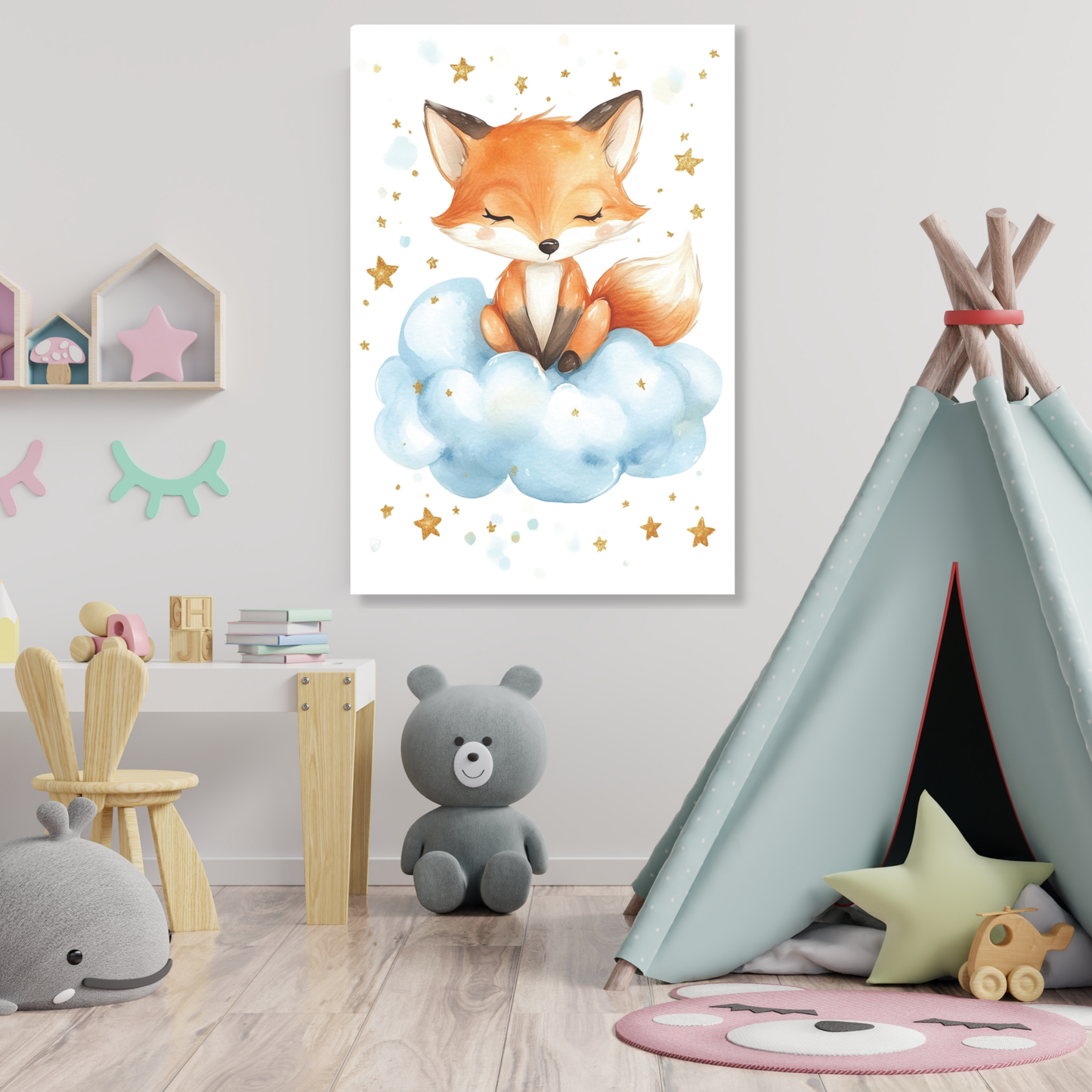 Freddie Fox Canvas Wall Art Print