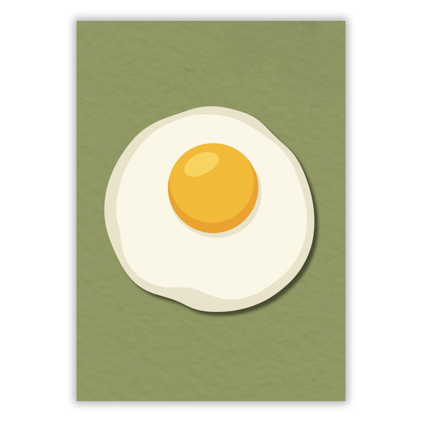 Fried Egg Wall Art Canvas Print