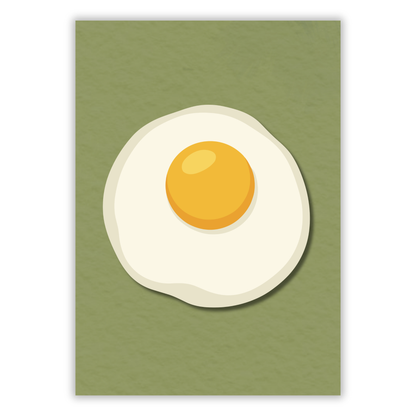 Fried Egg Wall Art Canvas Print