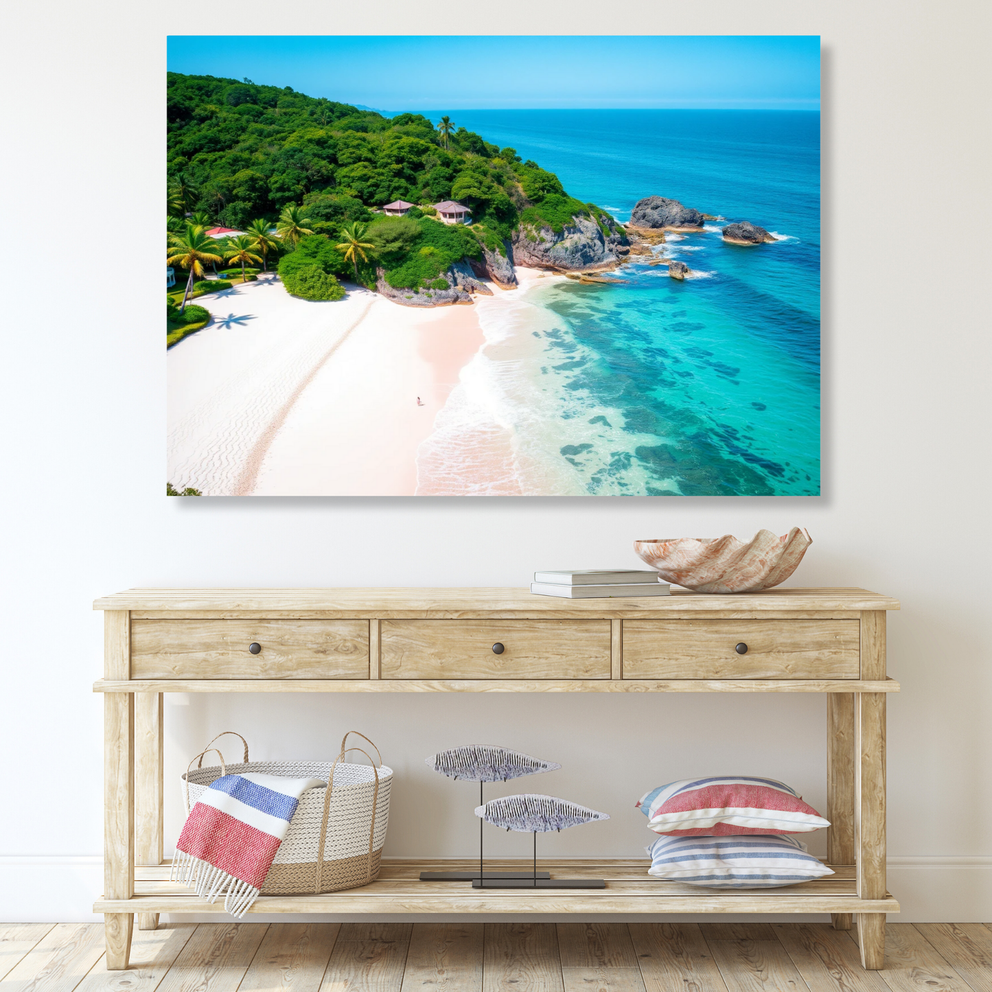 From The Air Wall Art Canvas Print