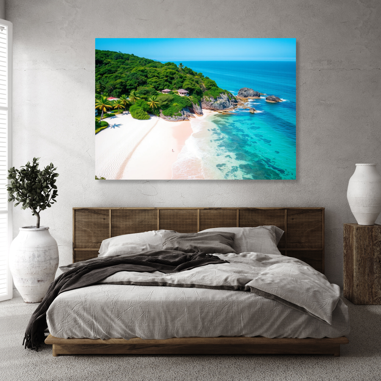 From The Air Wall Art Canvas Print