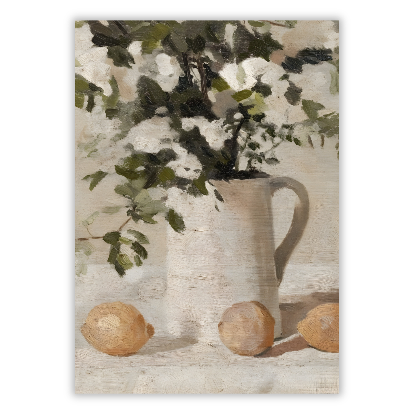 From The Garden Wall Art Canvas Print