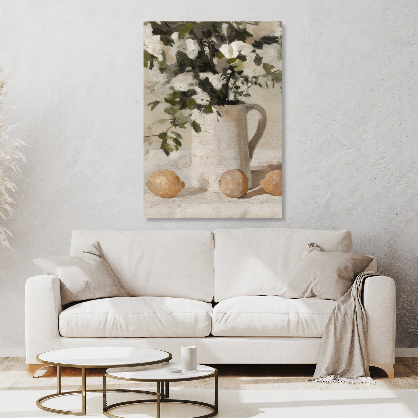 From The Garden Wall Art Canvas Print