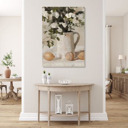 From The Garden Wall Art Canvas Print