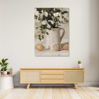 From The Garden Wall Art Canvas Print