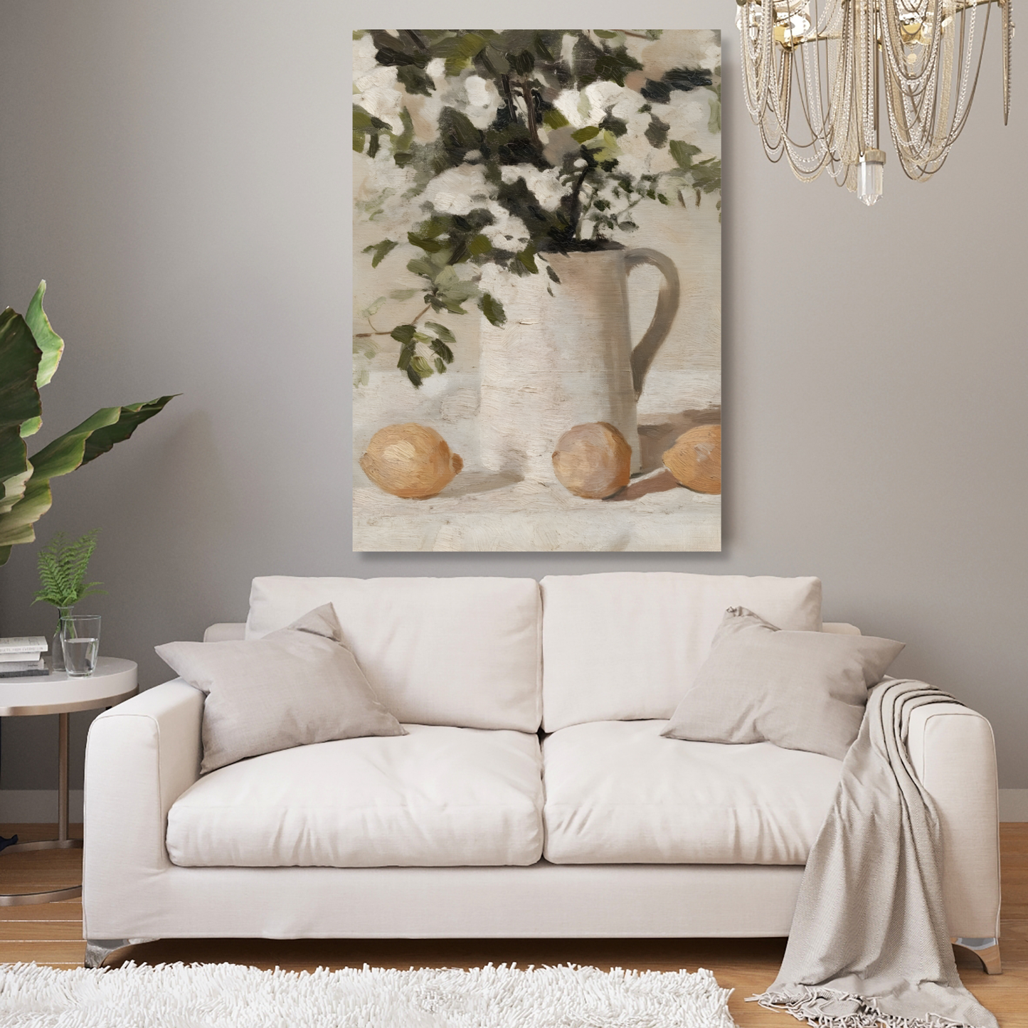 From The Garden Wall Art Canvas Print