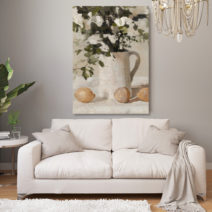 From The Garden Wall Art Canvas Print