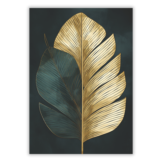 Green & Gold Leaf