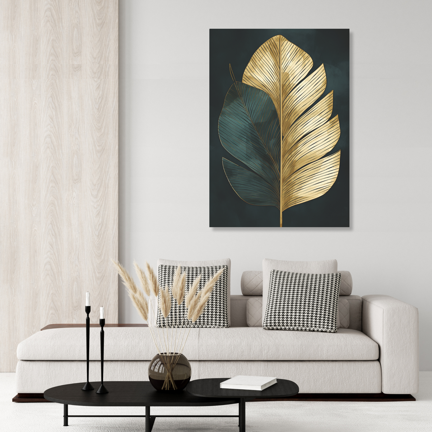 Green & Gold Leaf