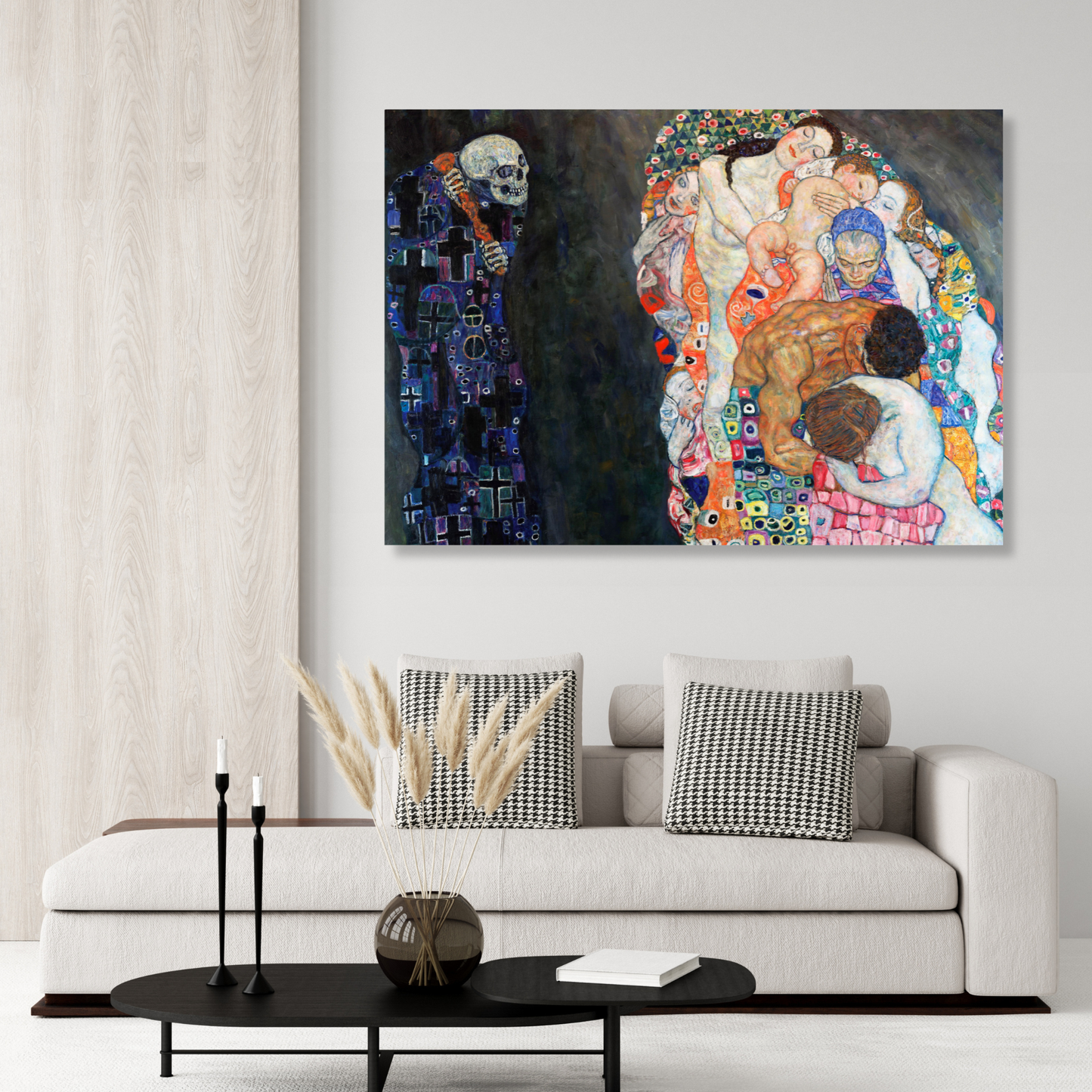 Gustav Klimt - Death & Life Wall Art Canvas Print