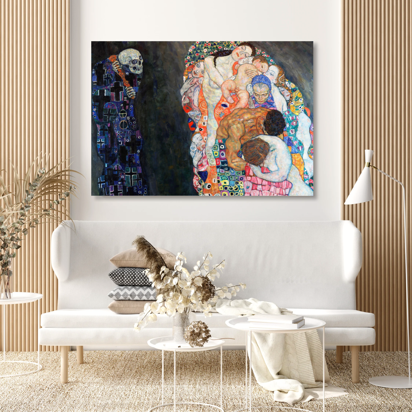 Gustav Klimt - Death & Life Wall Art Canvas Print