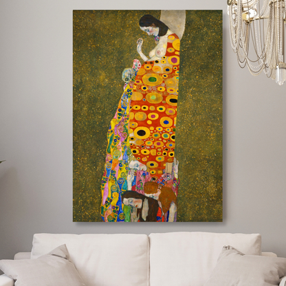Gustav Klimt - Hope II Wall Art Canvas Print