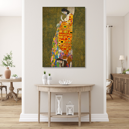 Gustav Klimt - Hope II Wall Art Canvas Print