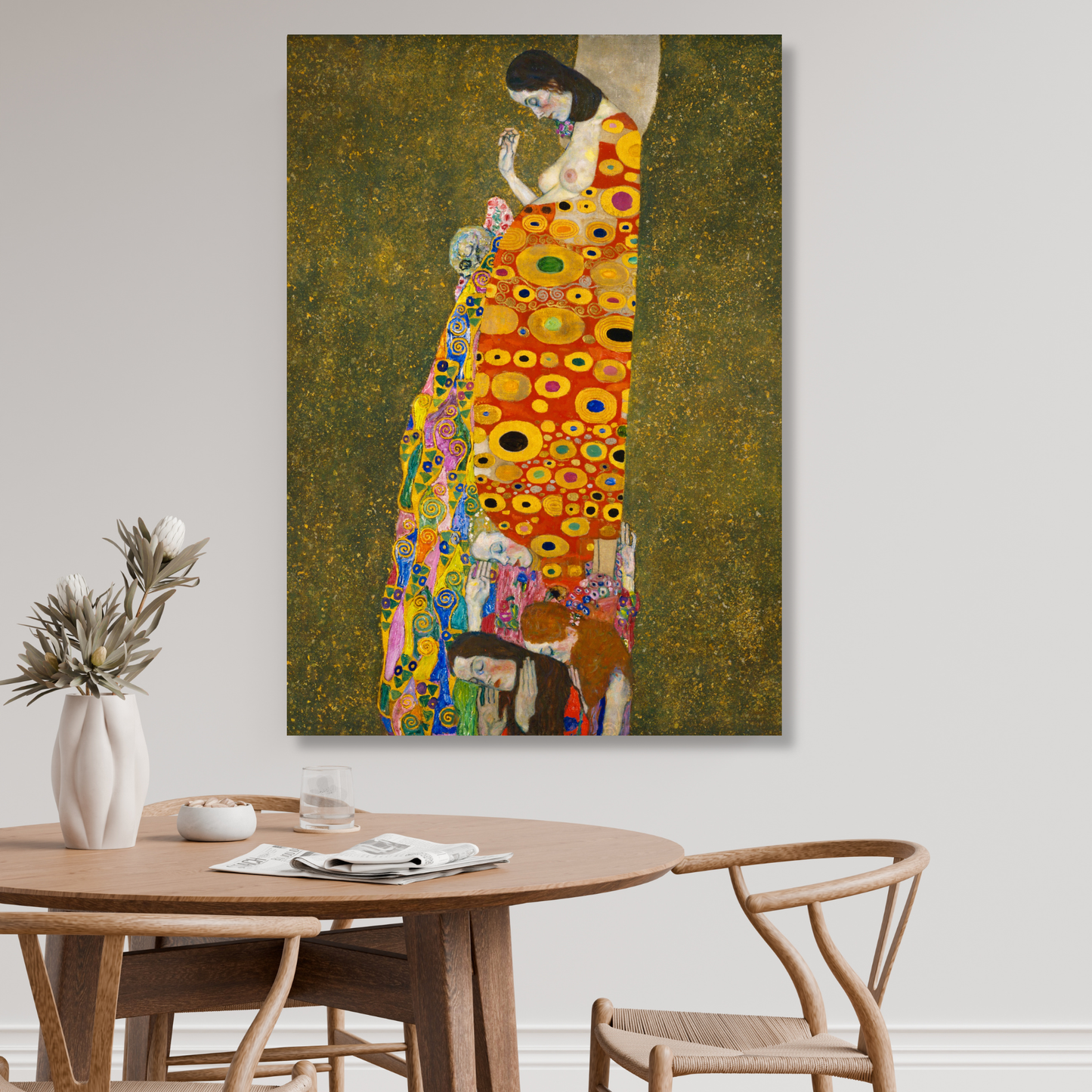 Gustav Klimt - Hope II Wall Art Canvas Print