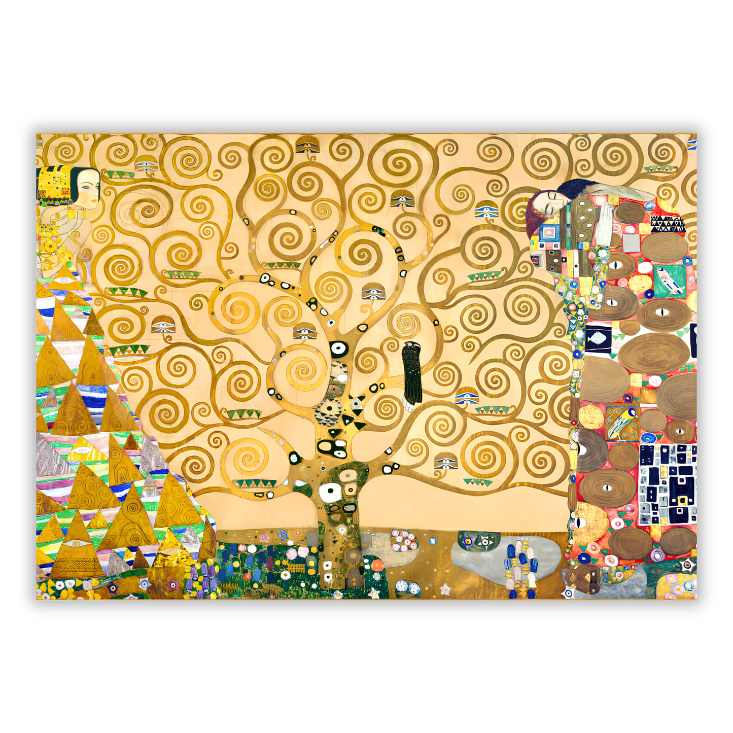 Gustav Klimt - Stoclet Frieze (Tree of Life) Wall Art Canvas Print