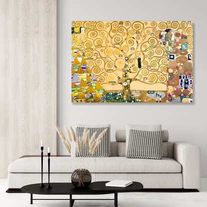 Gustav Klimt - Stoclet Frieze (Tree of Life) Wall Art Canvas Print