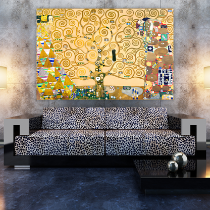 Gustav Klimt - Stoclet Frieze (Tree of Life) Wall Art Canvas Print