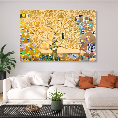 Gustav Klimt - Stoclet Frieze (Tree of Life) Wall Art Canvas Print