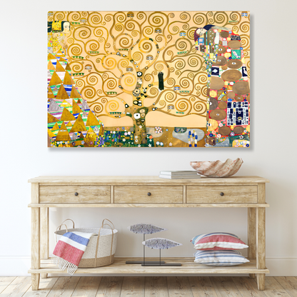 Gustav Klimt - Stoclet Frieze (Tree of Life) Wall Art Canvas Print
