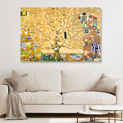 Gustav Klimt - Stoclet Frieze (Tree of Life) Wall Art Canvas Print