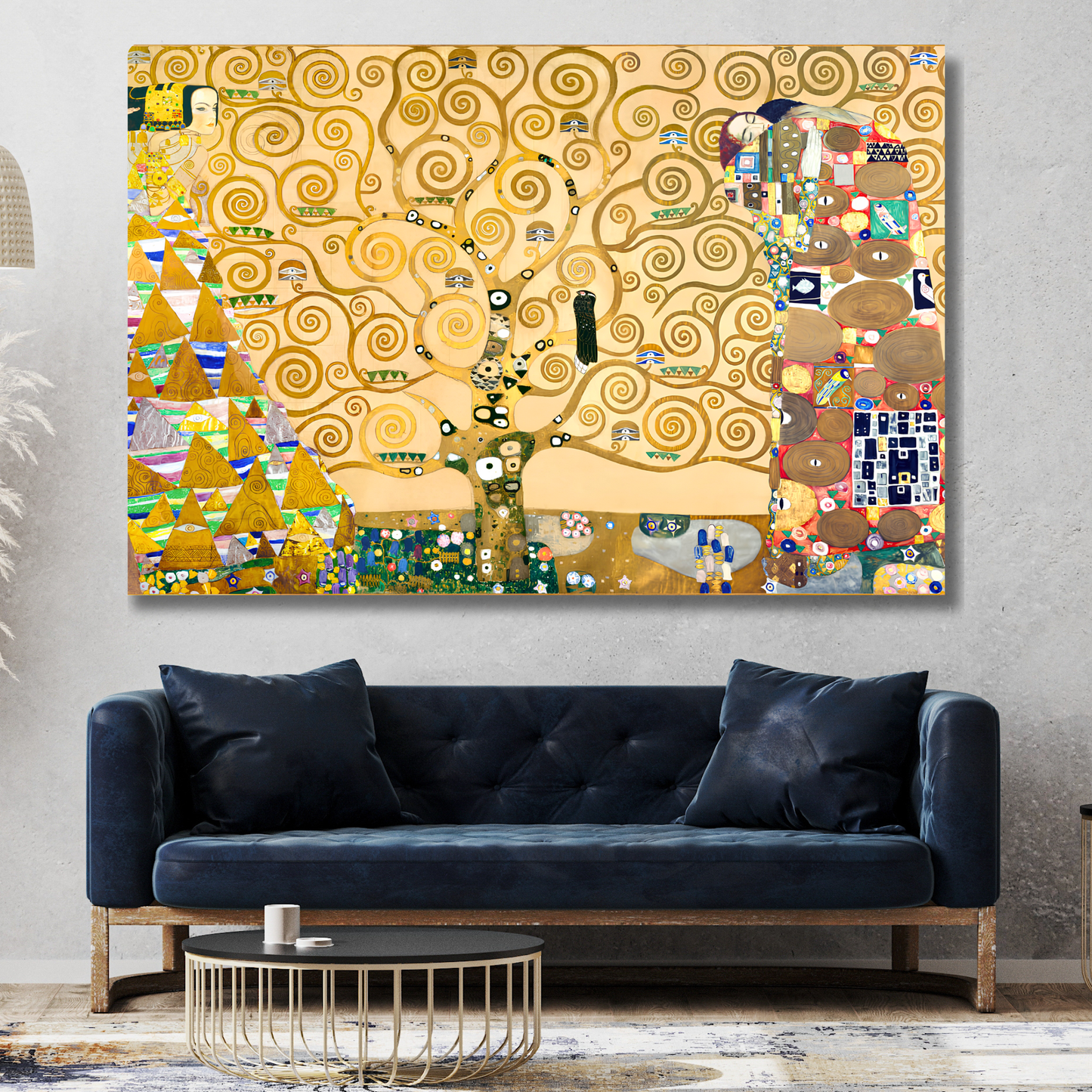 Gustav Klimt - Stoclet Frieze (Tree of Life) Wall Art Canvas Print