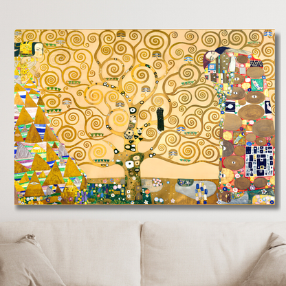 Gustav Klimt - Stoclet Frieze (Tree of Life) Wall Art Canvas Print