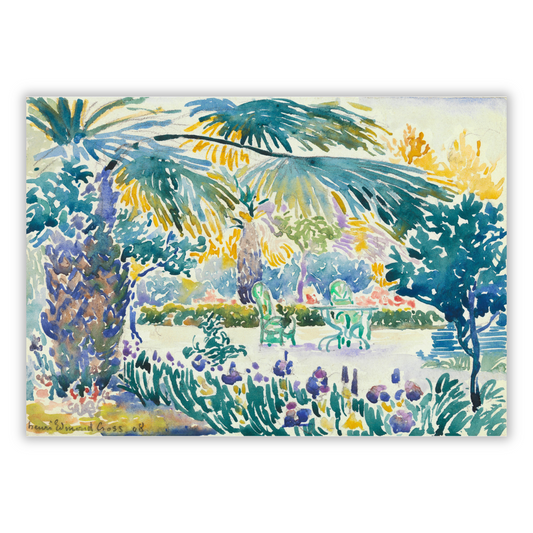 Henri-Edmond Cross - Garden of the Painter at Saint Clair