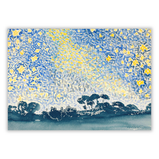Henri-Edmond Cross - Landscape With Stars