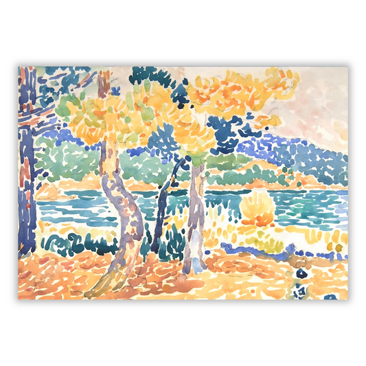 Henri-Edmond Cross - Pines on the Coastline