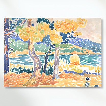 Henri-Edmond Cross - Pines on the Coastline