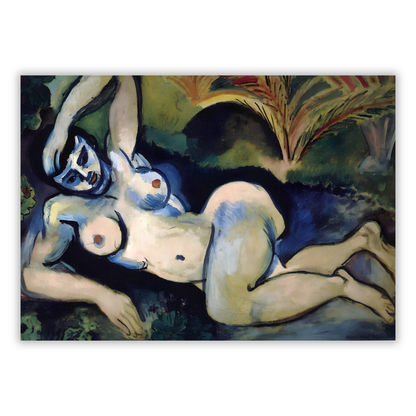 Henri Matisse - Blue Nude (Souvenir de Biskra) Wall Art Canvas Print