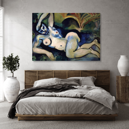 Henri Matisse - Blue Nude (Souvenir de Biskra) Wall Art Canvas Print