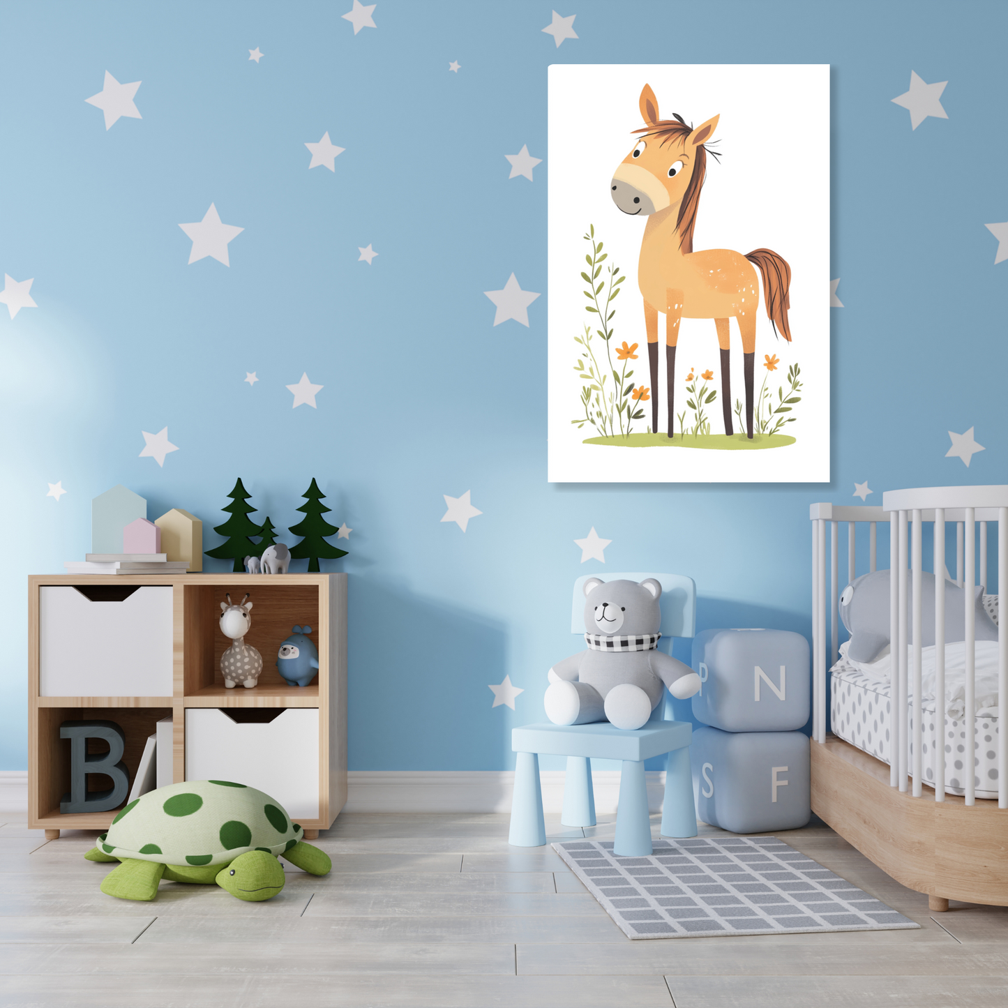 Hermione Horse Canvas Wall Art Print