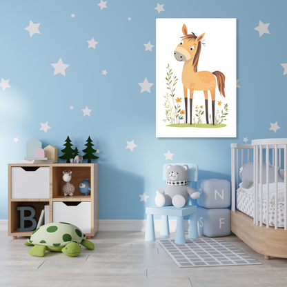 Hermione Horse Canvas Wall Art Print