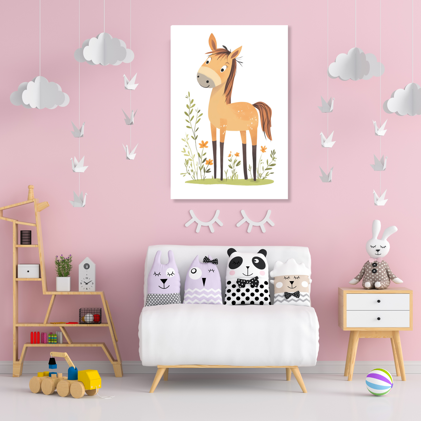 Hermione Horse Canvas Wall Art Print