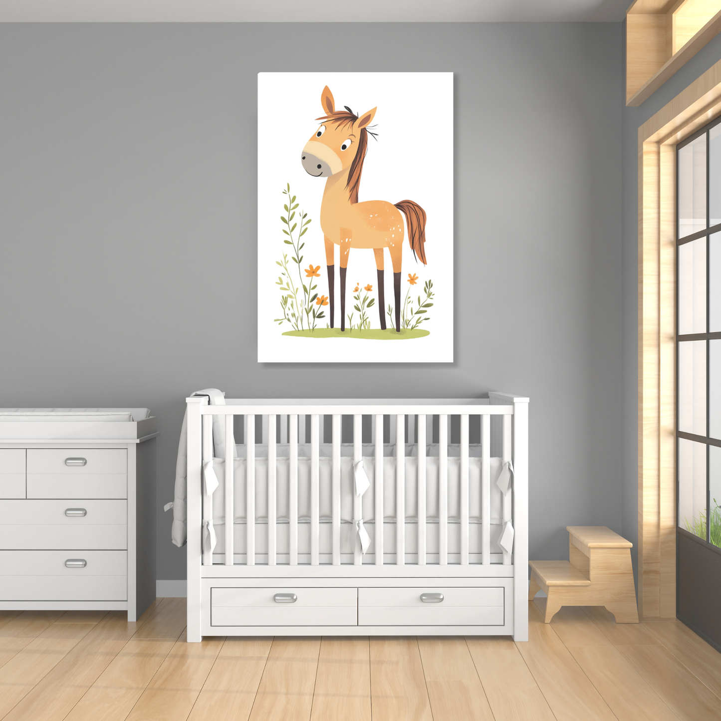Hermione Horse Canvas Wall Art Print