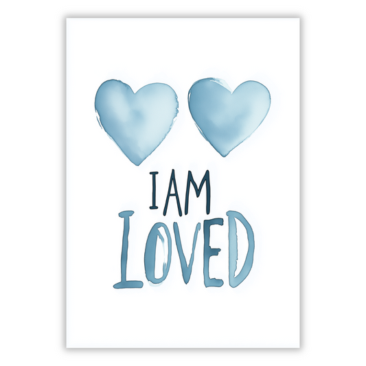 I Am Loved Canvas Wall Art Print