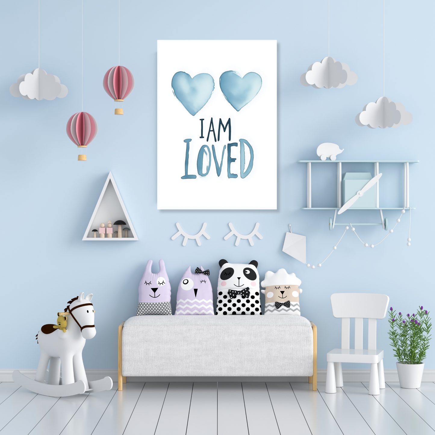 I Am Loved Canvas Wall Art Print