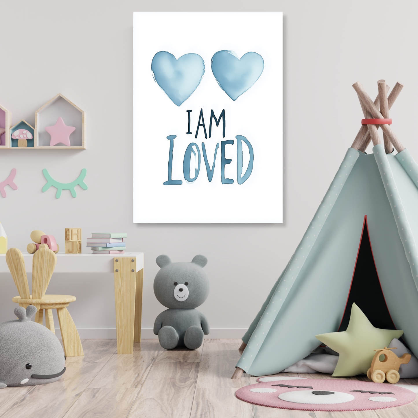 I Am Loved Canvas Wall Art Print