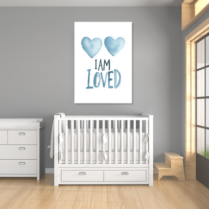 I Am Loved Canvas Wall Art Print