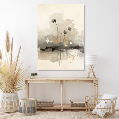 Japandi Peace Wall Art Canvas Print