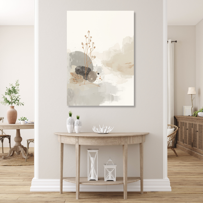 Japandi Balance Wall Art Canvas Print