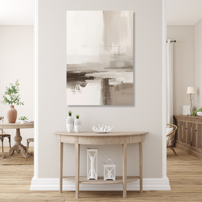 Japandi Clay Wall Art Canvas Print