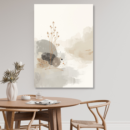 Japandi Balance Wall Art Canvas Print